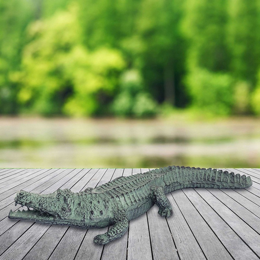 Home Accents Touch of Class | Alligator Outdoor Garden Sculpture