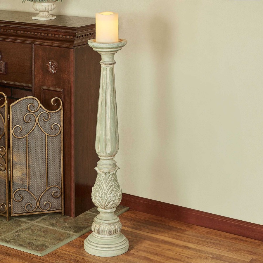 Home Accents Touch of Class | Adalia Grecian Style Floor Candleholder