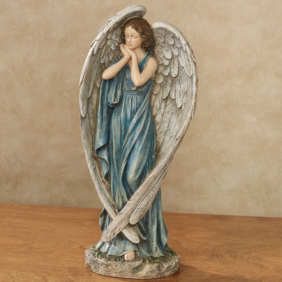 Home Accents Touch of Class | Angel Grace Blue Table Sculpture