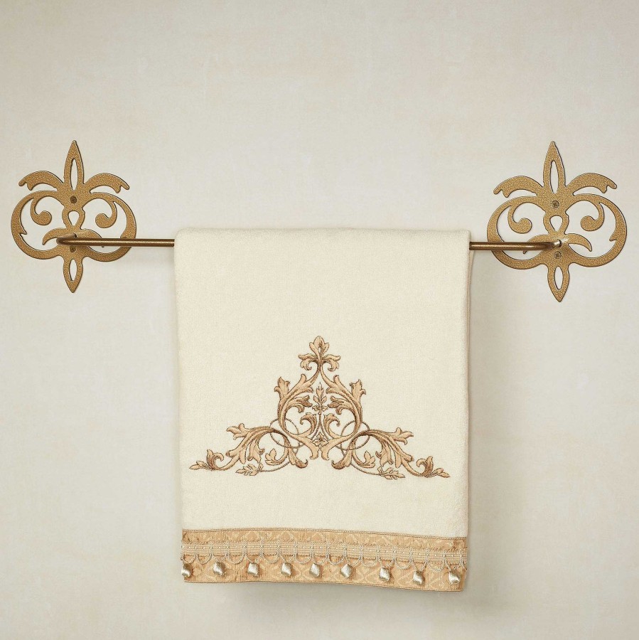 Bath Touch of Class | Palace Gold Fleur De Lis Steel Bath Wall Fixtures By Jasonw Studios