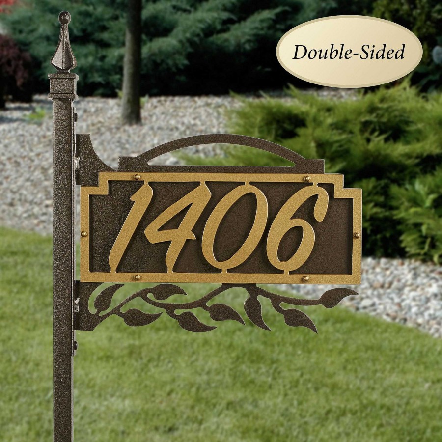 Home Accents Touch of Class | Shepherd Ivy House Number Yard Address Post By Jasonw Studios