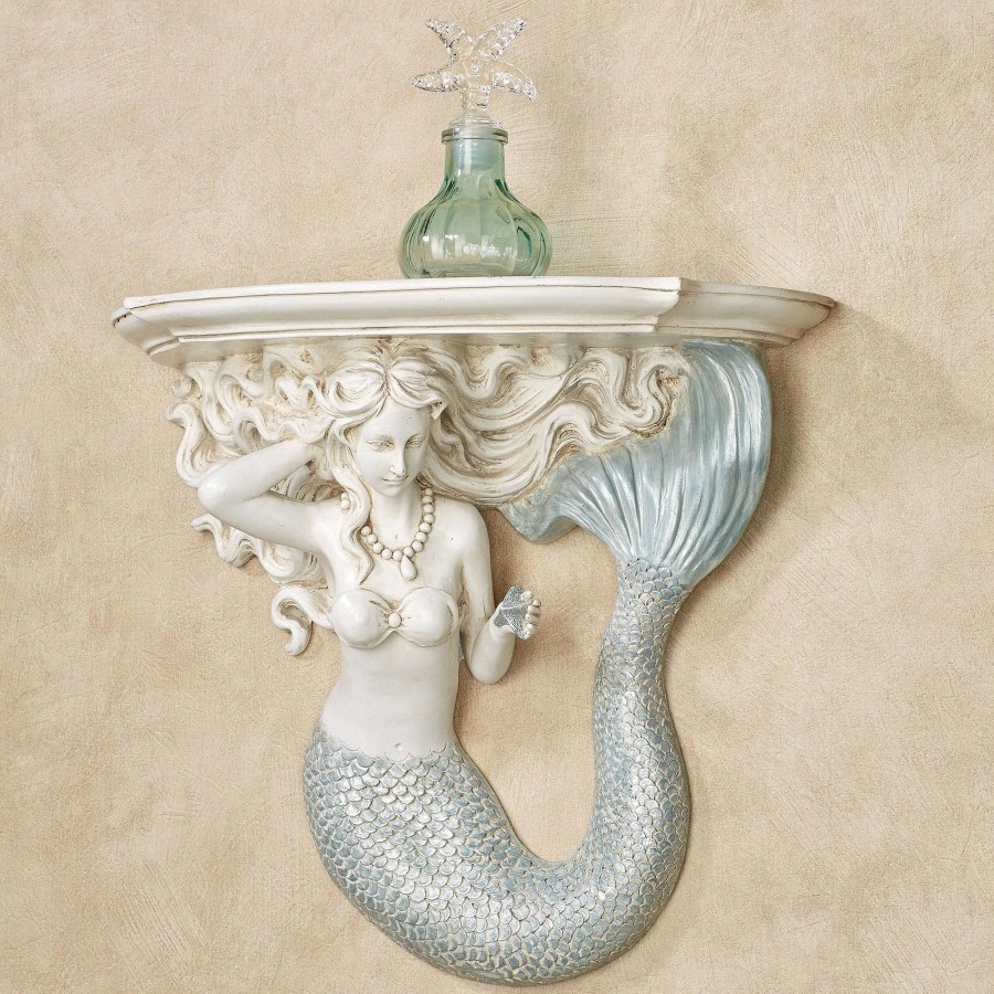 Bath Touch of Class | Adellia Mermaid Coastal Wall Shelf