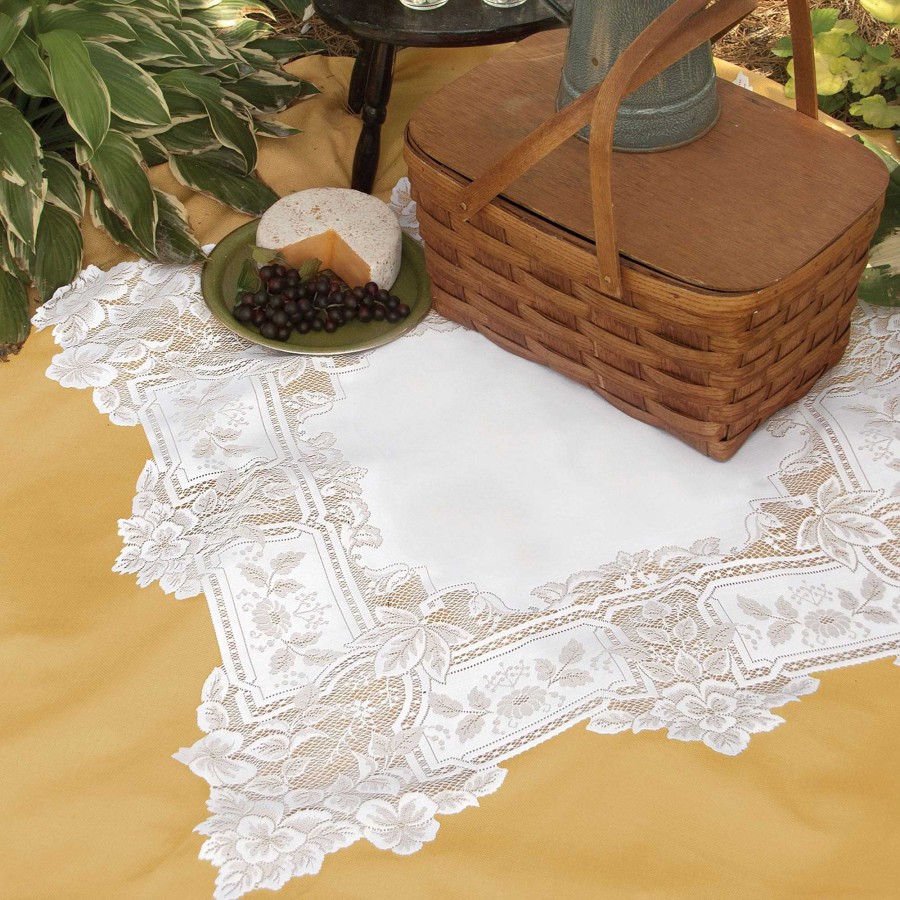 Home Accents Touch of Class | Antique Lace Square Table Topper