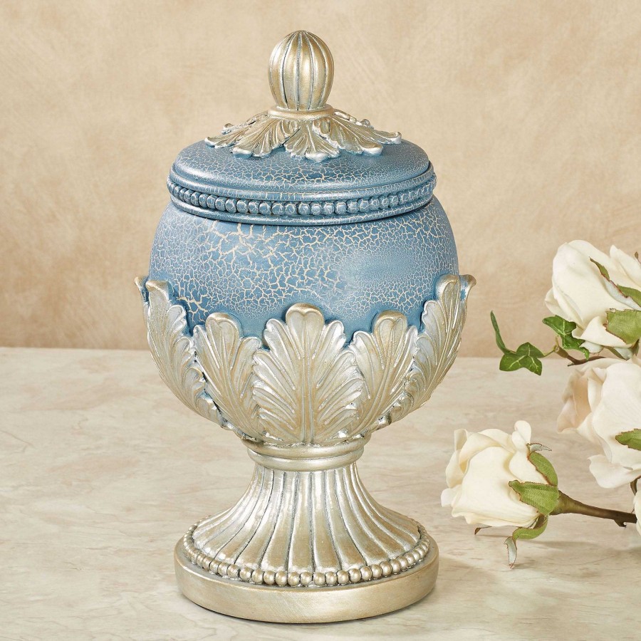 Home Accents Touch of Class | Aurelleigh Sapphire Blue Decorative Covered Jar