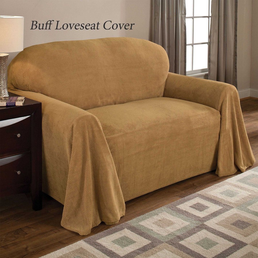 Furniture Touch of Class | Coral Drapable Fleece Furniture Protector