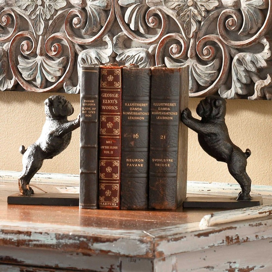 Home Accents Touch of Class | Bulldog Bookend Pair From Uttermost