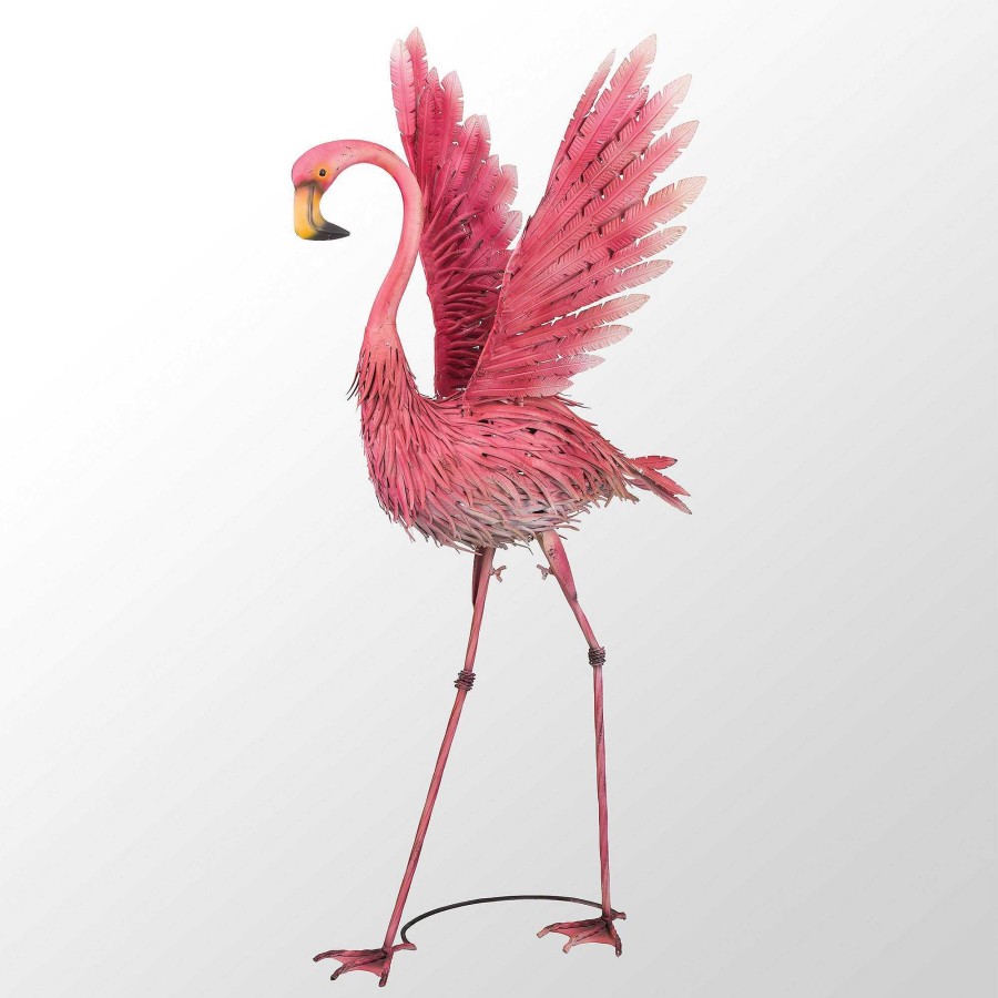 Home Accents Touch of Class | Elegant Pink Flamingo Outdoor Sculpture