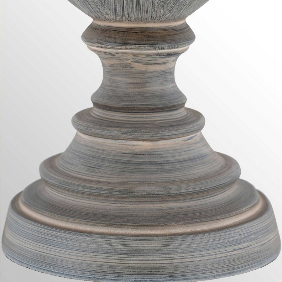 Home Accents Touch of Class | Hadlee Gray Font Traditional Classical Table Lamp