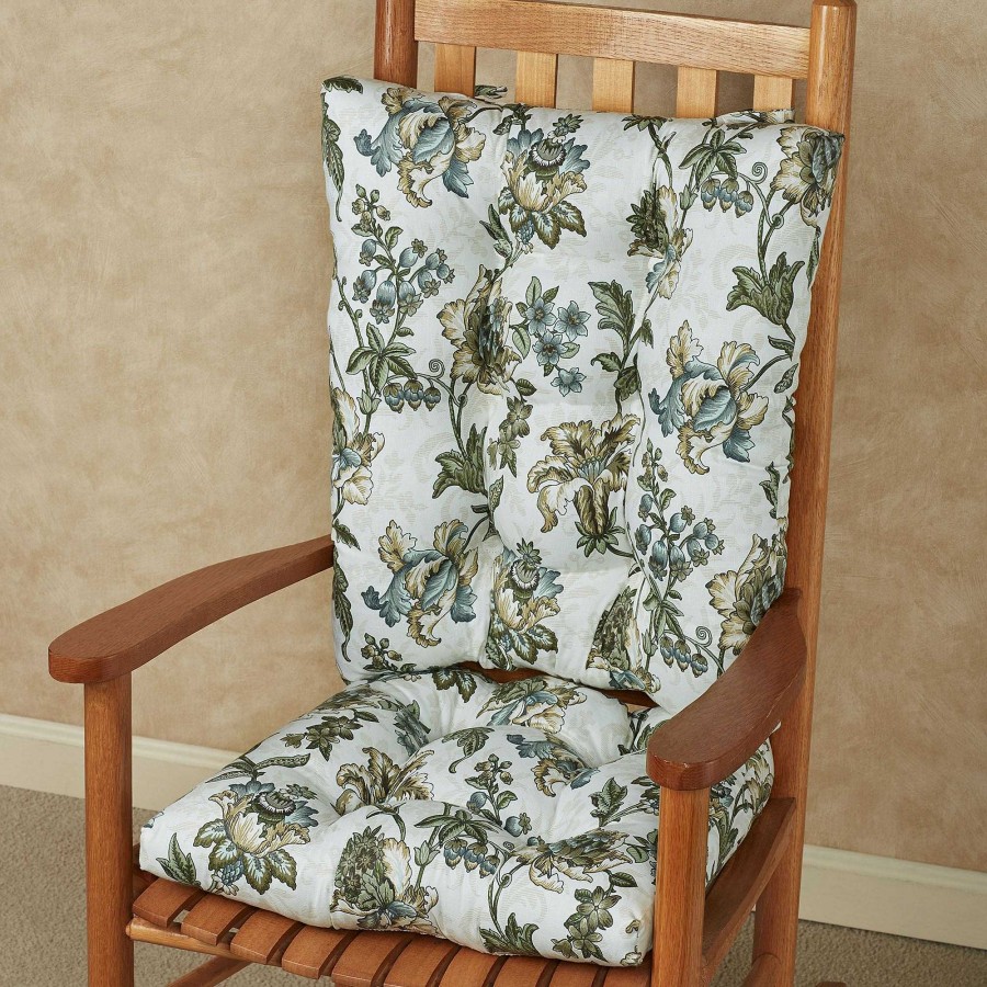 Bedding Touch of Class | Dorset Jacobean Floral Rocker Chair Cushion Set