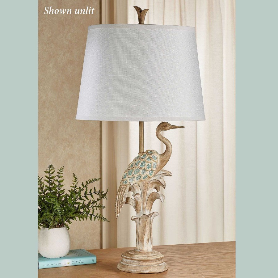 Home Accents Touch of Class | Hector The Heron Mosaic Glass Table Lamp