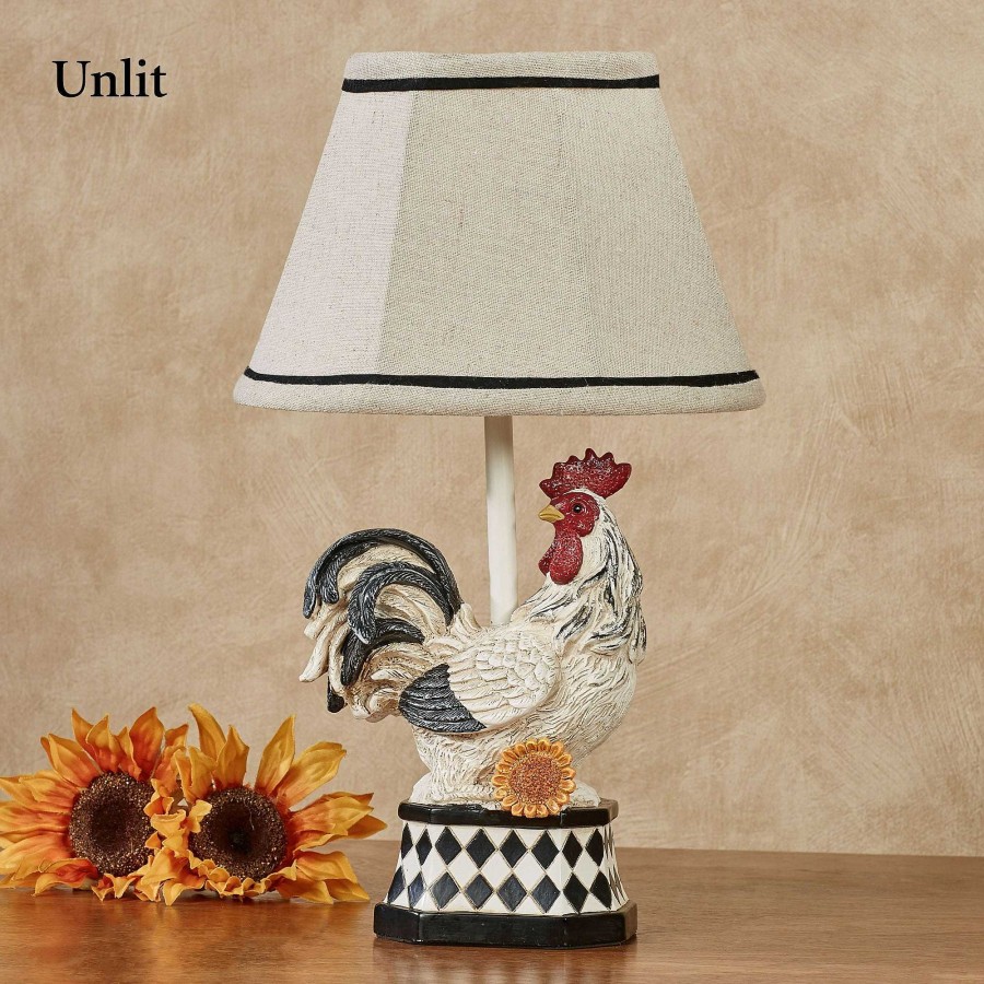 Home Accents Touch of Class | Resting Rooster Small Accent Lamp