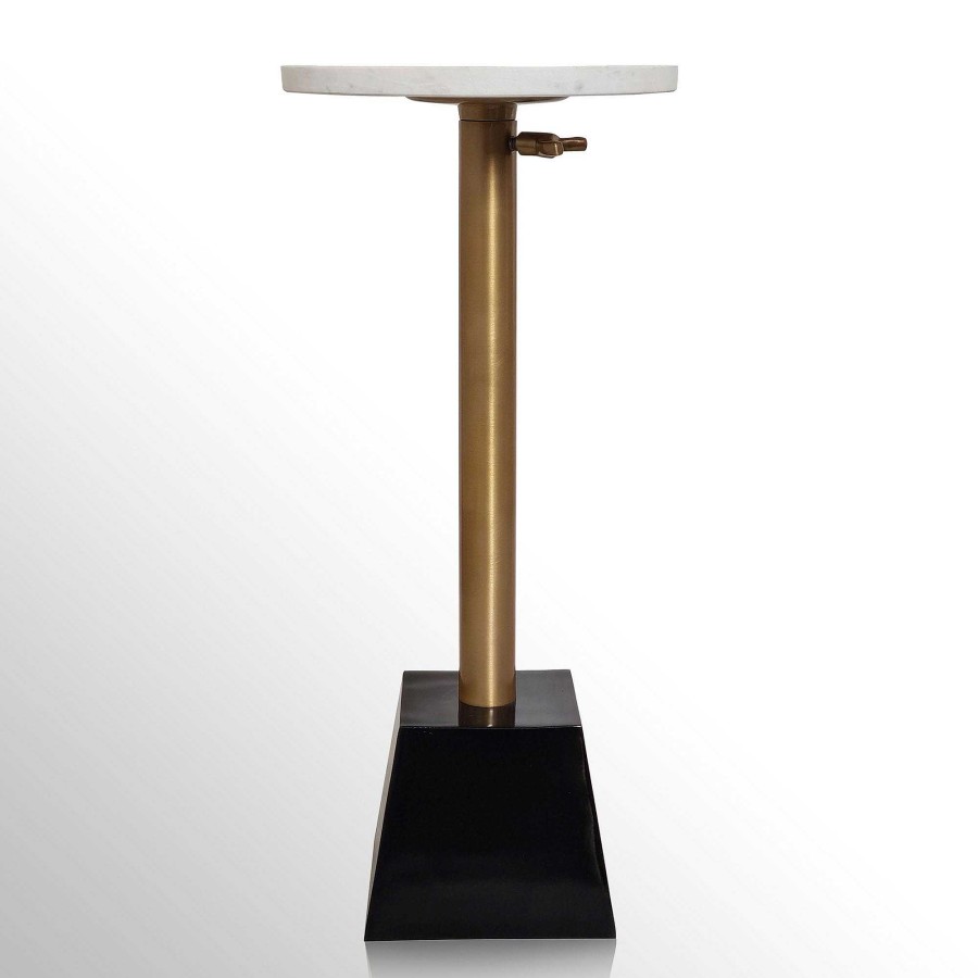 Furniture Touch of Class | Lifestyle Adjustable Height Drink Table With Marble Top By Dann Foley