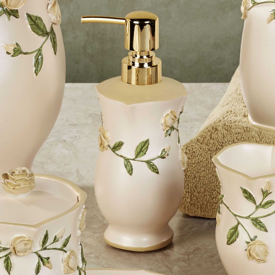 Bath Touch of Class | Charlotte Rose Floral Bath Accessories