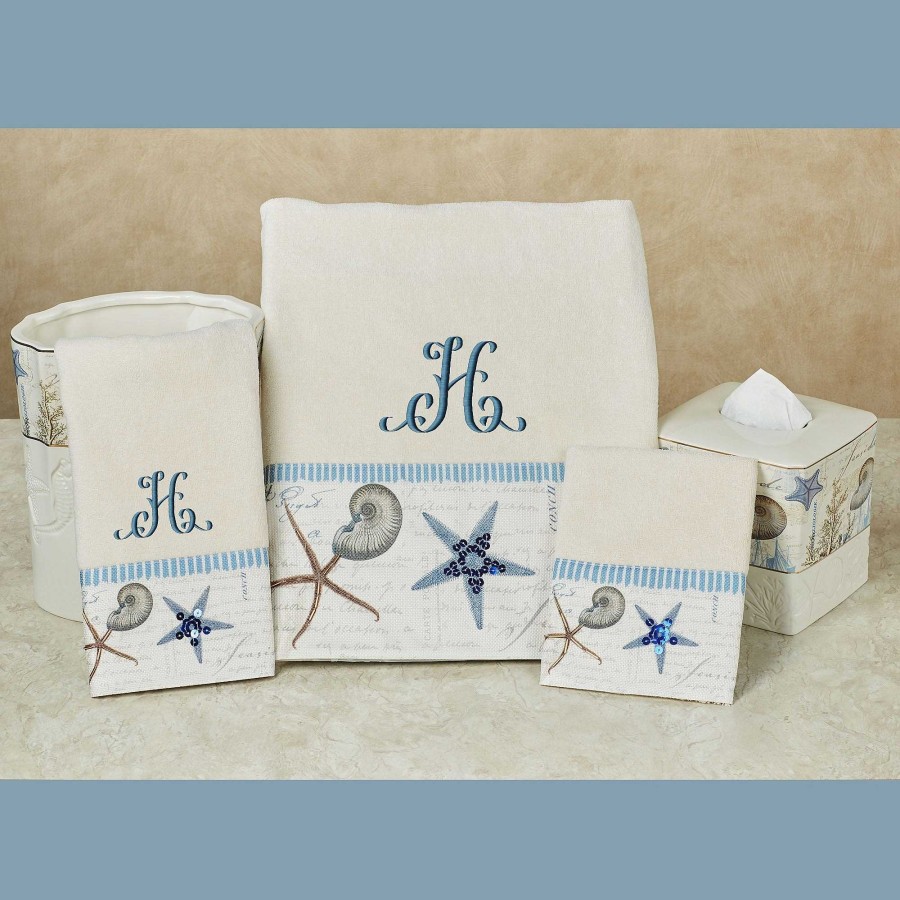 Bath Touch of Class | Antigua Starfish Coastal Bath Towel Set