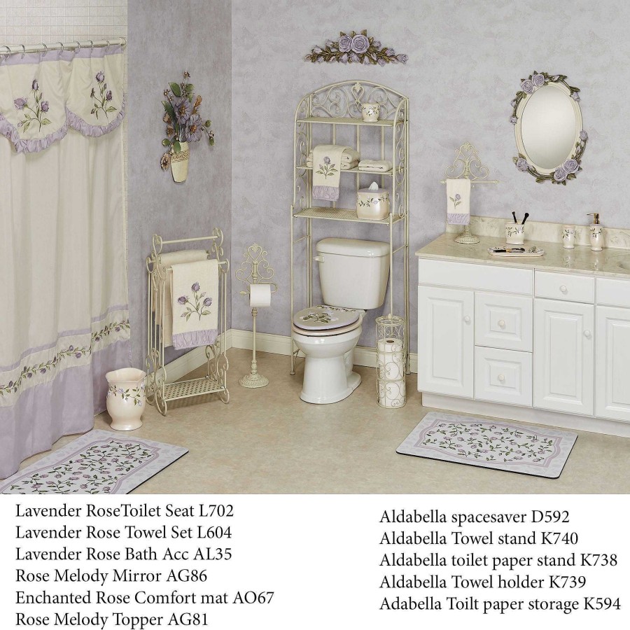 Bath Touch of Class | Aldabella 4 Roll Toilet Paper Storage