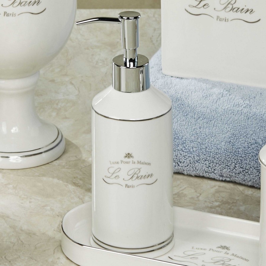 Bath Touch of Class | Le Bain French Inspired Ivory Porcelain Bath Accessories