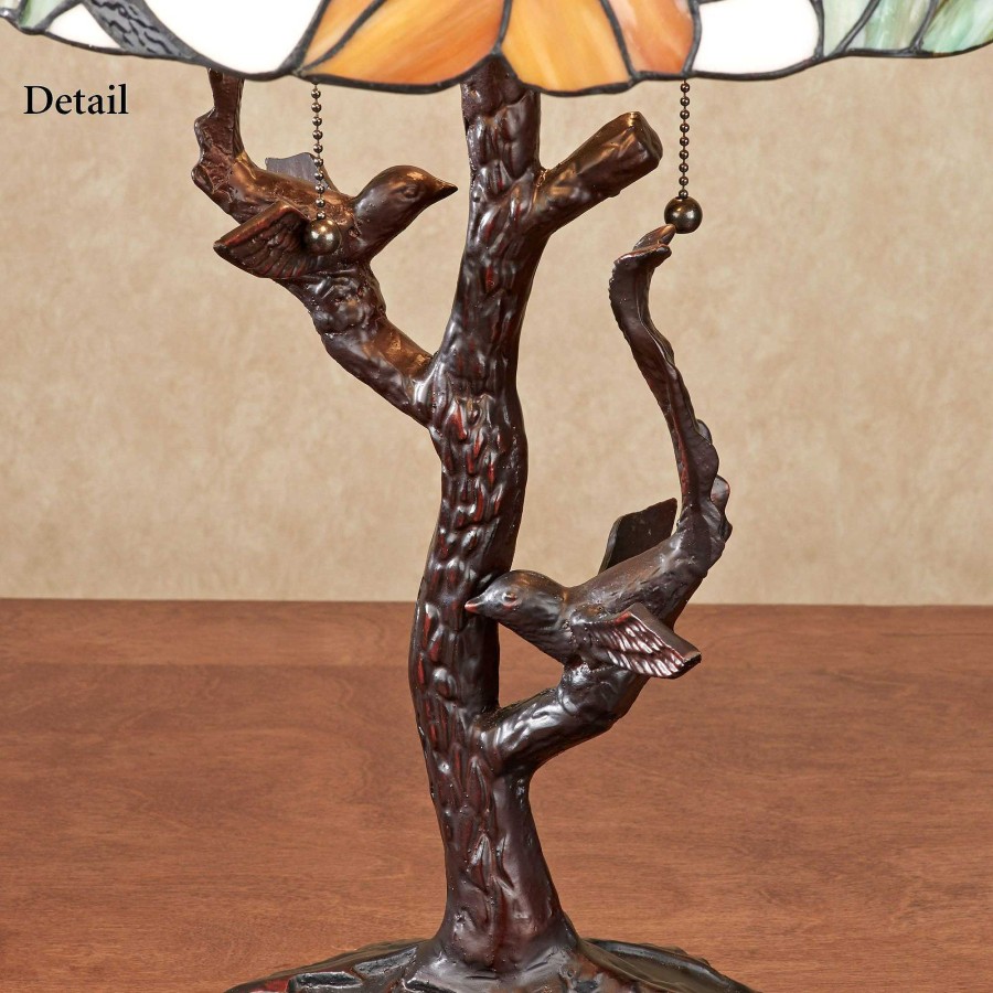 Home Accents Touch of Class | Tropical Passion Floral Stained Glass Lamp