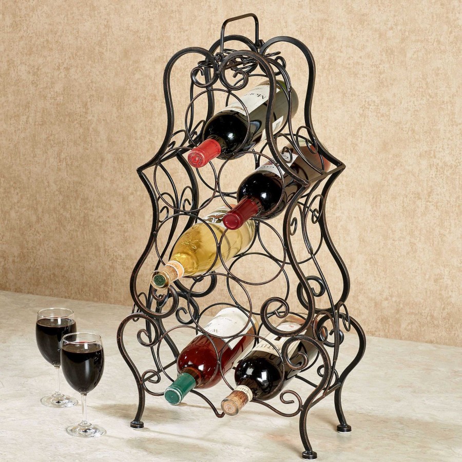 Kitchen Touch of Class | Pisa Metal Wine Rack