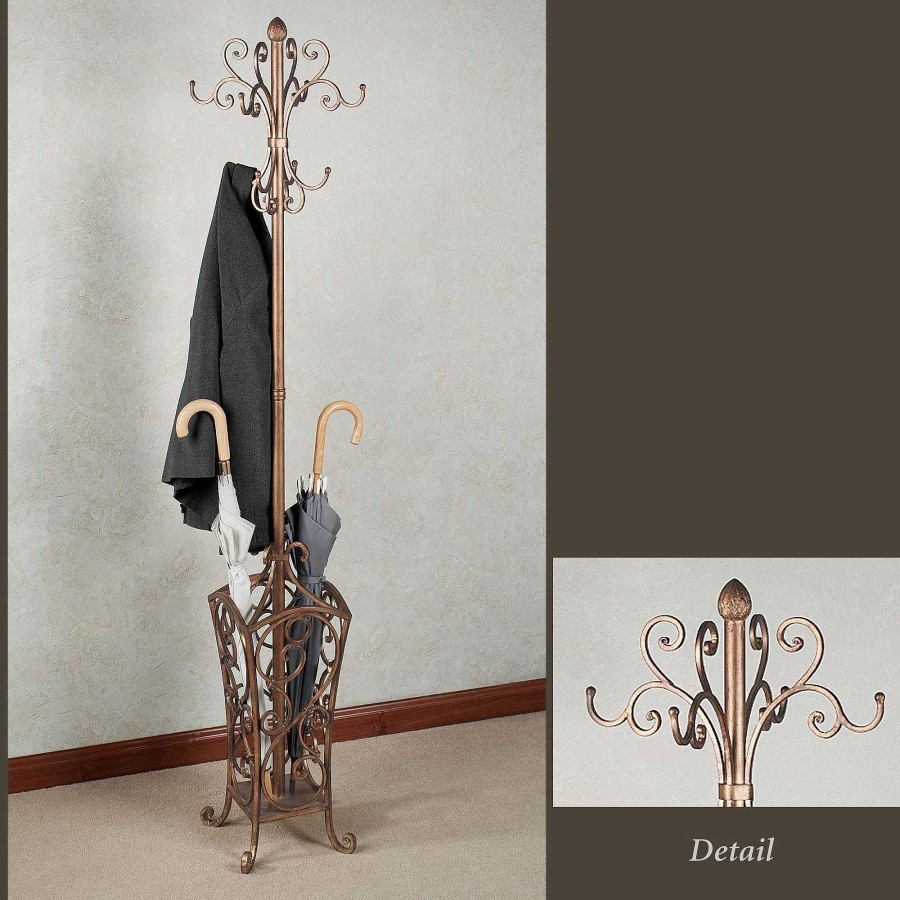 Furniture Touch of Class | Kensington Coat And Hat Rack Stand