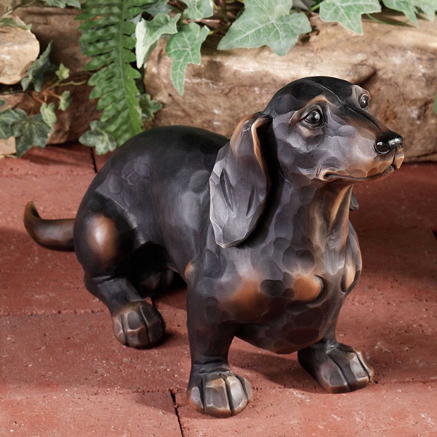 Home Accents Touch of Class | Morning Walk Dachshund Dog Sculpture