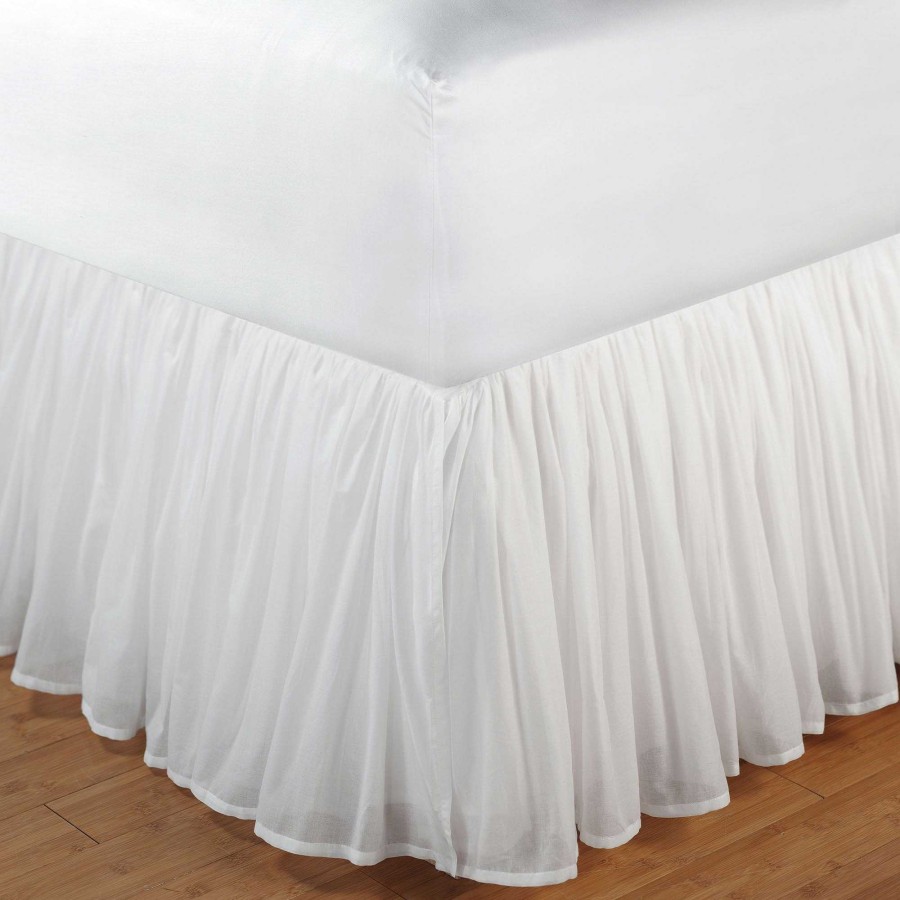 Bedding Touch of Class | Cotton Voile Gathered Bedskirt