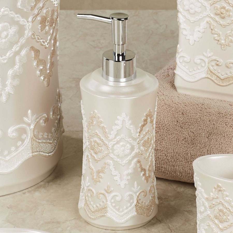 Bath Touch of Class | Arabella Ecru Bath Accessories