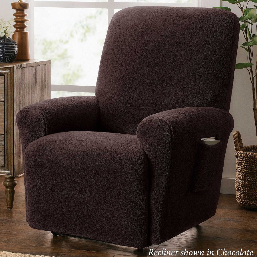 Furniture Touch of Class | Holburn Sherpa Stretch Furniture Slipcovers