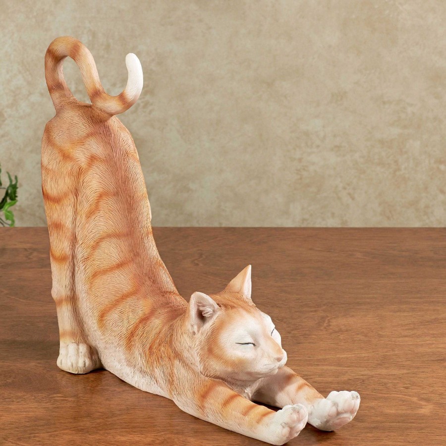 Home Accents Touch of Class | Sox Striped Orange Cat Sculpture