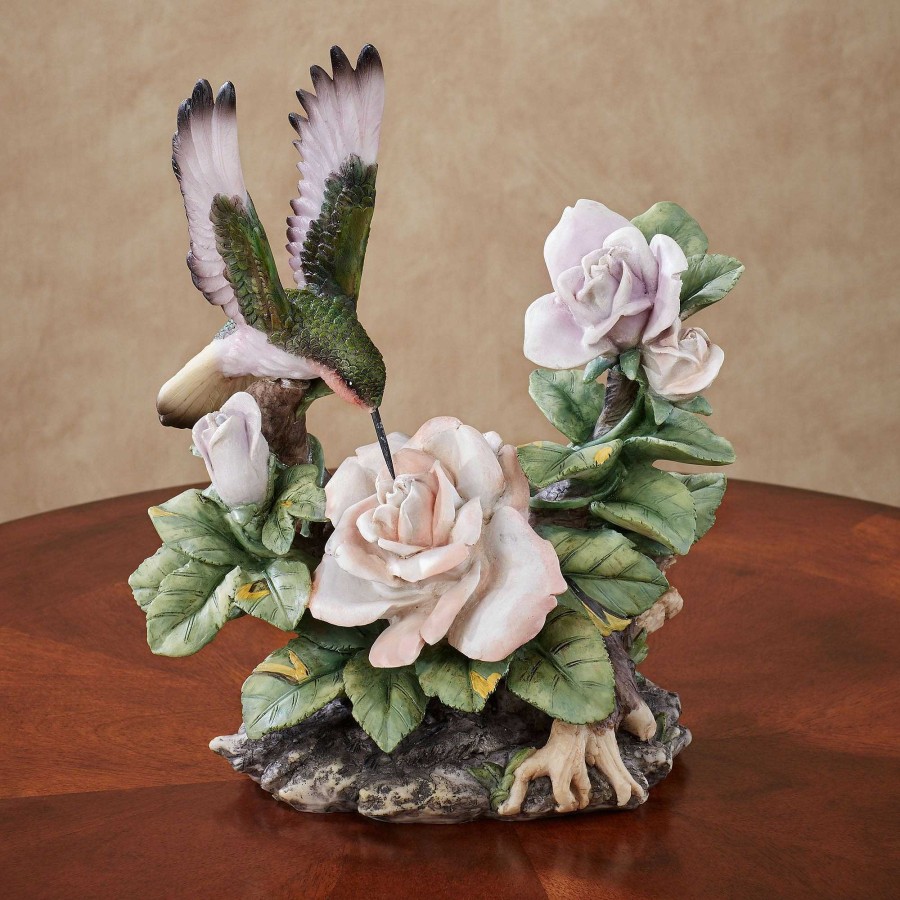 Home Accents Touch of Class | Fluttering Hummingbird With Roses Table Sculpture