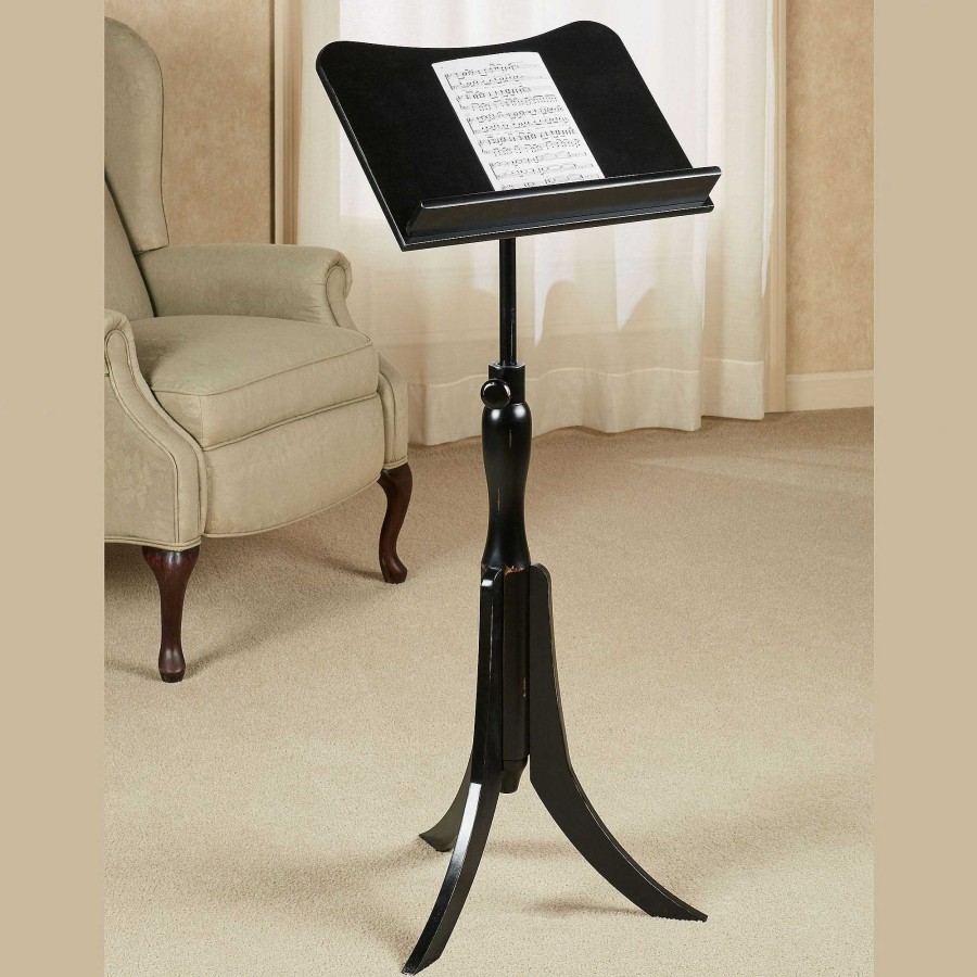 Home Accents Touch of Class | Parke Black Adjustable Wooden Music Stand