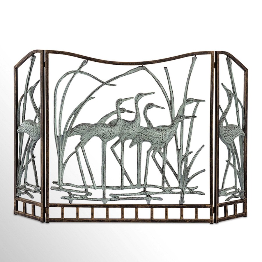 Home Accents Touch of Class | Crane Flock Openwork Fireplace Screen