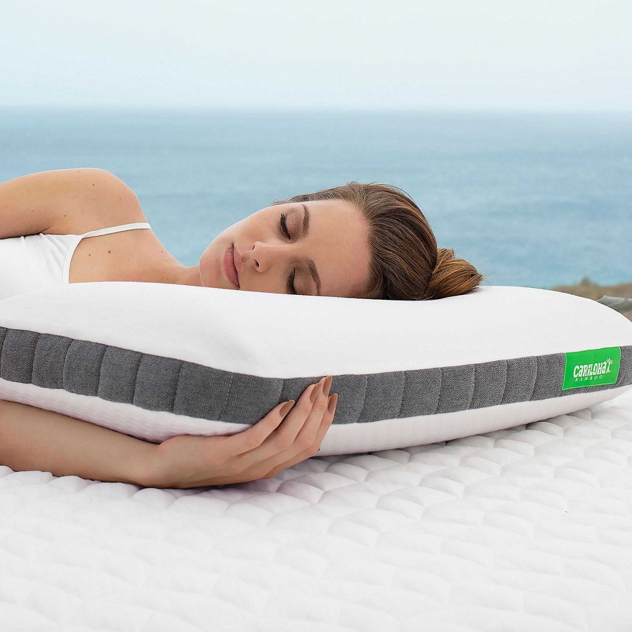 Bedding Touch of Class | Cariloha Cooling Gel Bamboo Charcoal Memory Foam Sleep Pillow