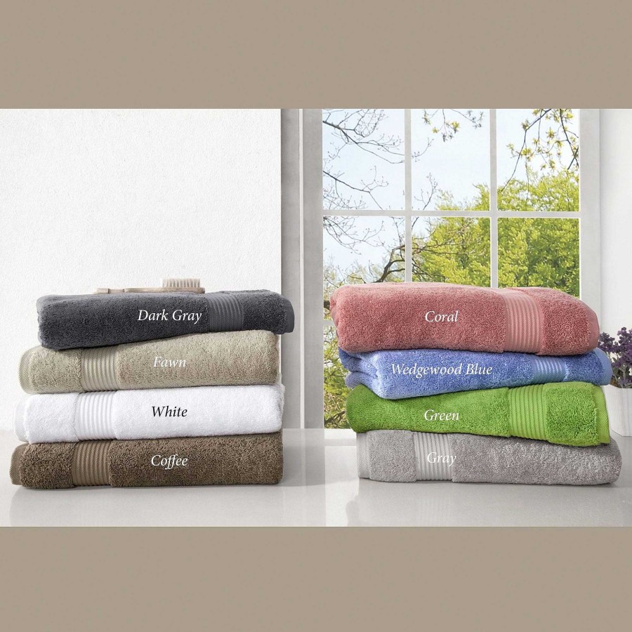 Bath Touch of Class | 650 Gsm Amadeus Ringspun Cotton 6 Pc Bath Towel Set