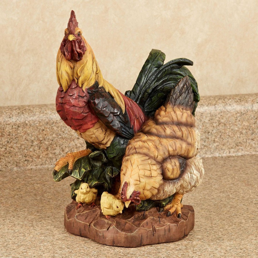 Kitchen Touch of Class | Rooster And Hen Tabletop Accent