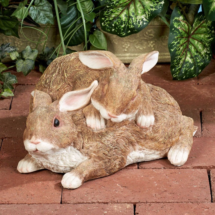 Home Accents Touch of Class | Playful Bunny Buddies Indoor Outdoor Sculpture