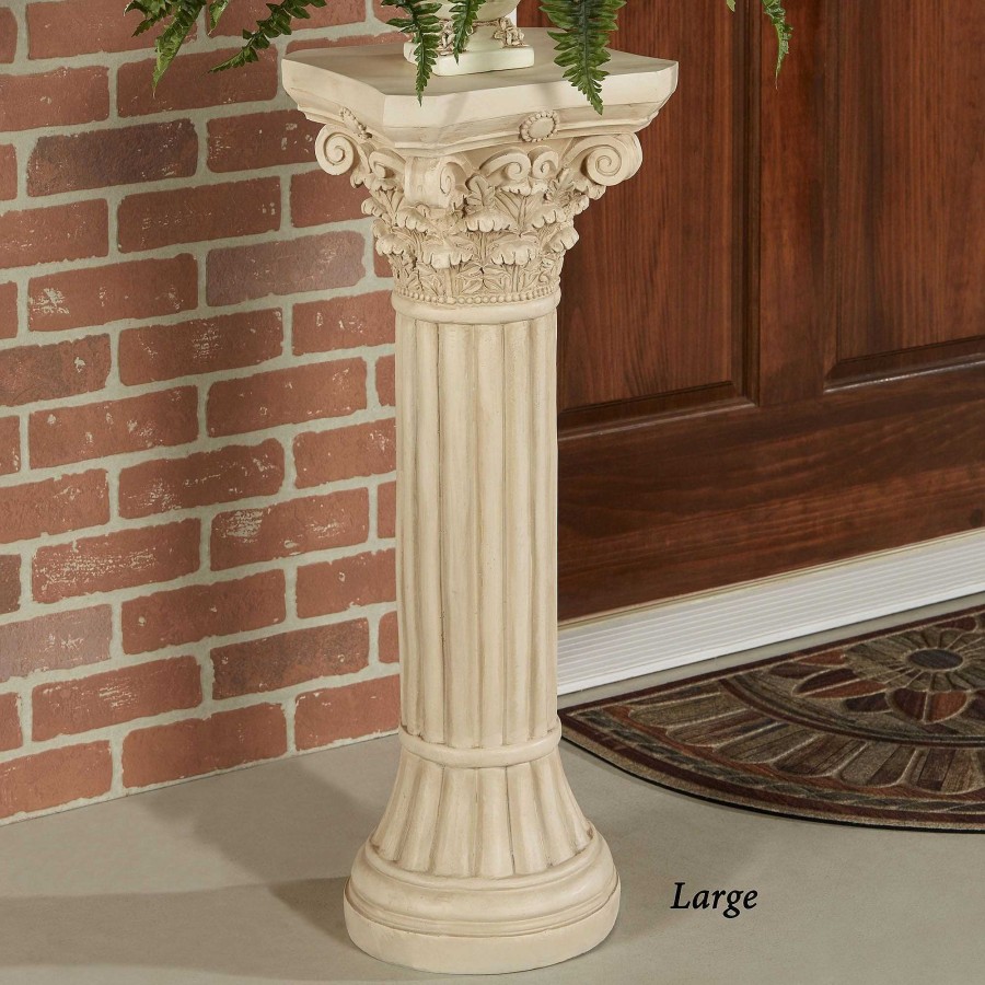 Furniture Touch of Class | Corinthian Column Indoor Outdoor Display Pedestal