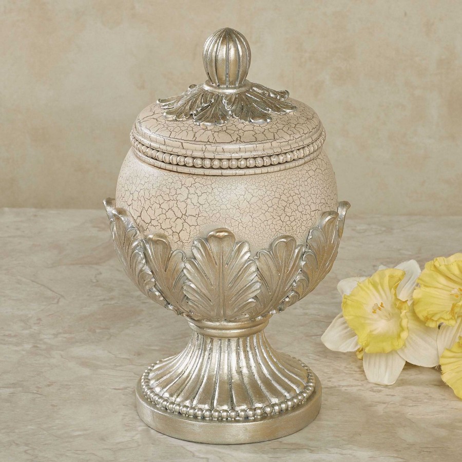 Home Accents Touch of Class | Aurelleigh Ivory Decorative Covered Jar