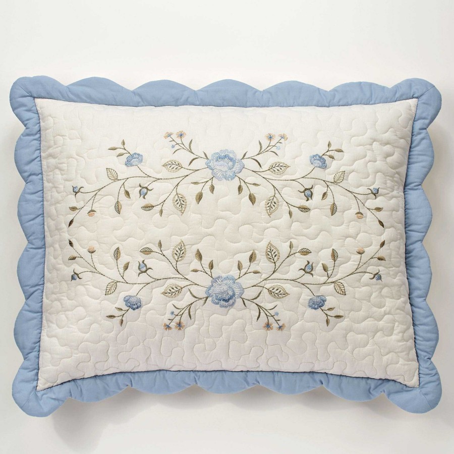 Bedding Touch of Class | Antique Charm Floral Quilted Standard Sham