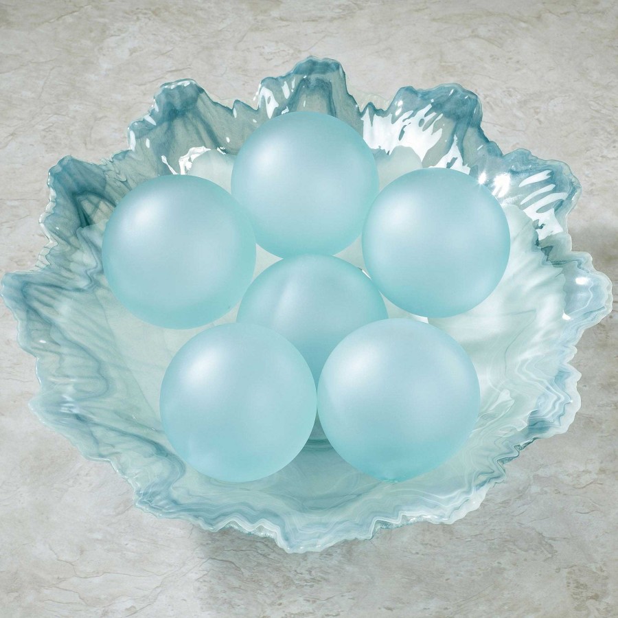 Home Accents Touch of Class | Recycled Glass Decorative Orbs Set