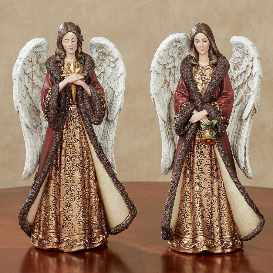 Home Accents Touch of Class | Angels Of Christmas Figurine Set By Roman