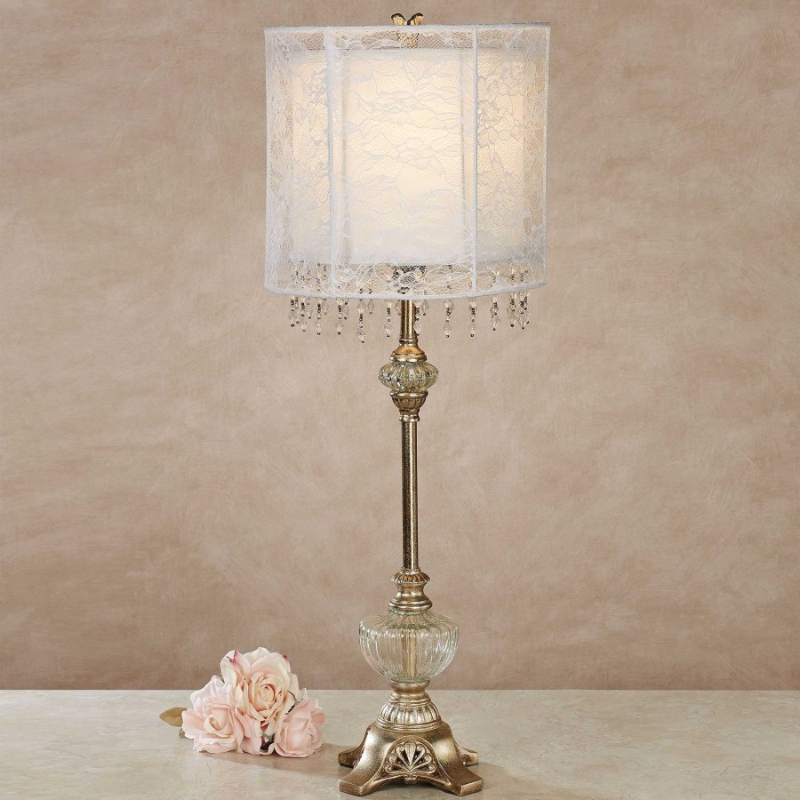 Home Accents Touch of Class | Charlesia Table Lamp With Lace Shade