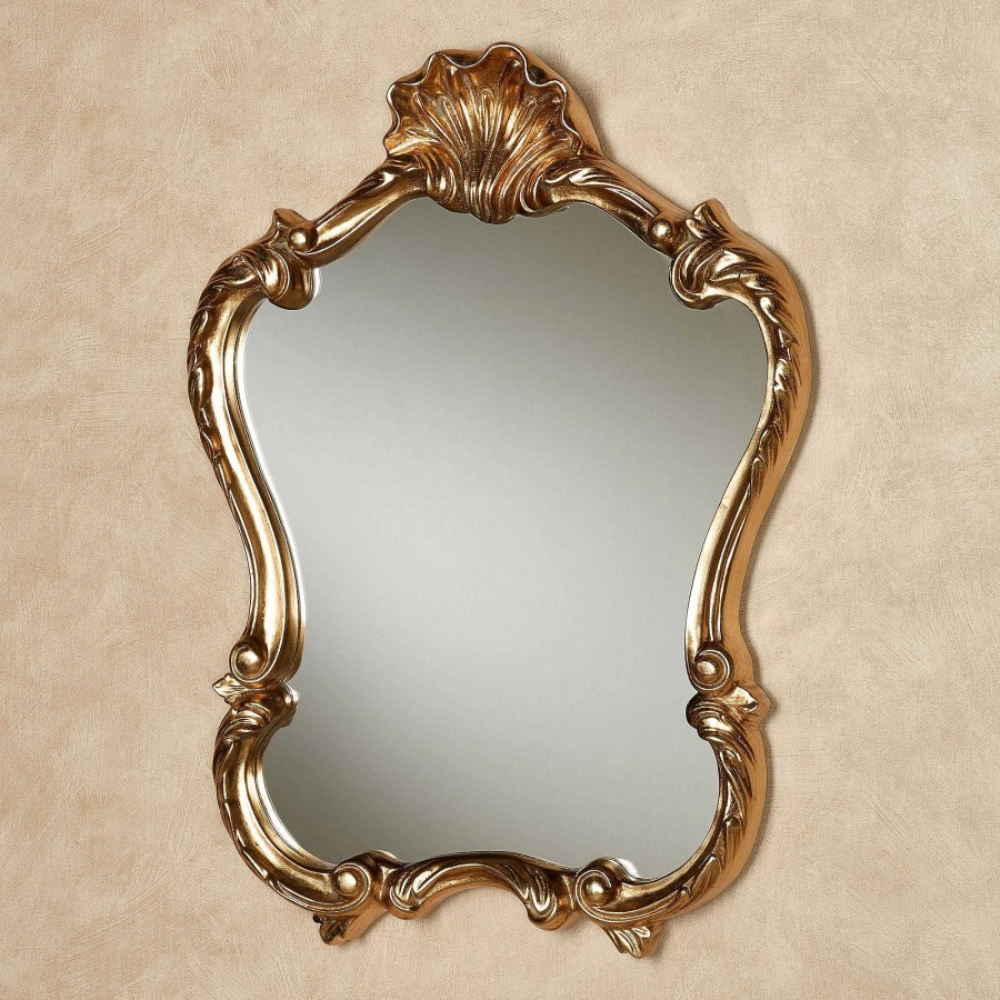 Bath Touch of Class | Adeen Gold Scrolling Acanthus Leaf Wall Mirror