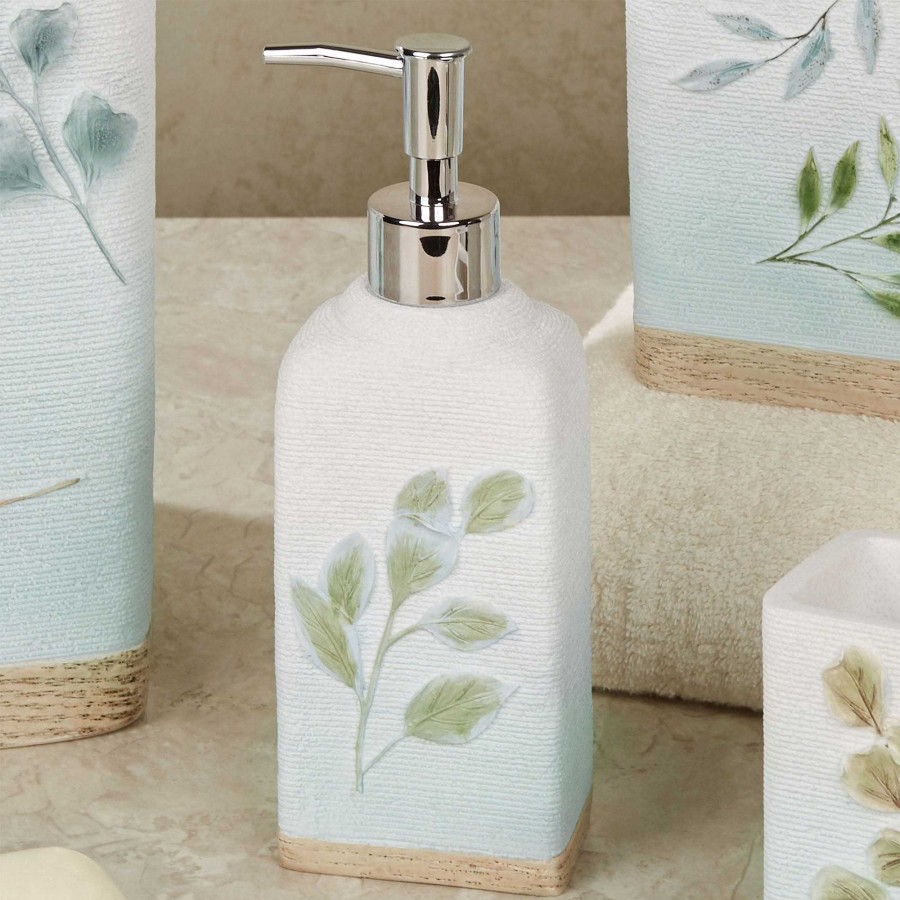 Bath Touch of Class | Ombre Leaves Bath Accessories