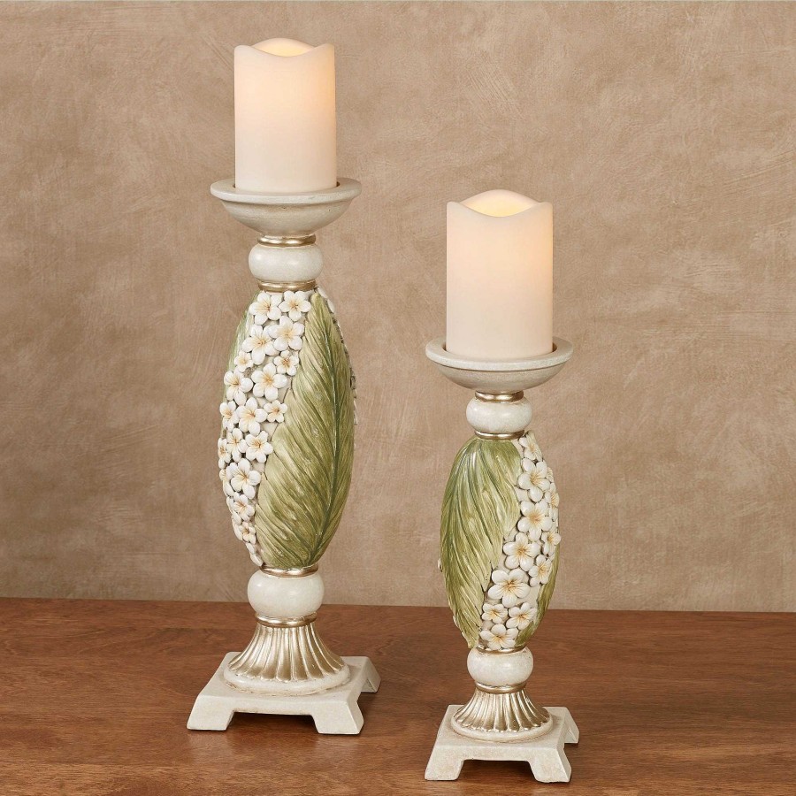 Home Accents Touch of Class | Island Bouquet Tropical Candleholder Set