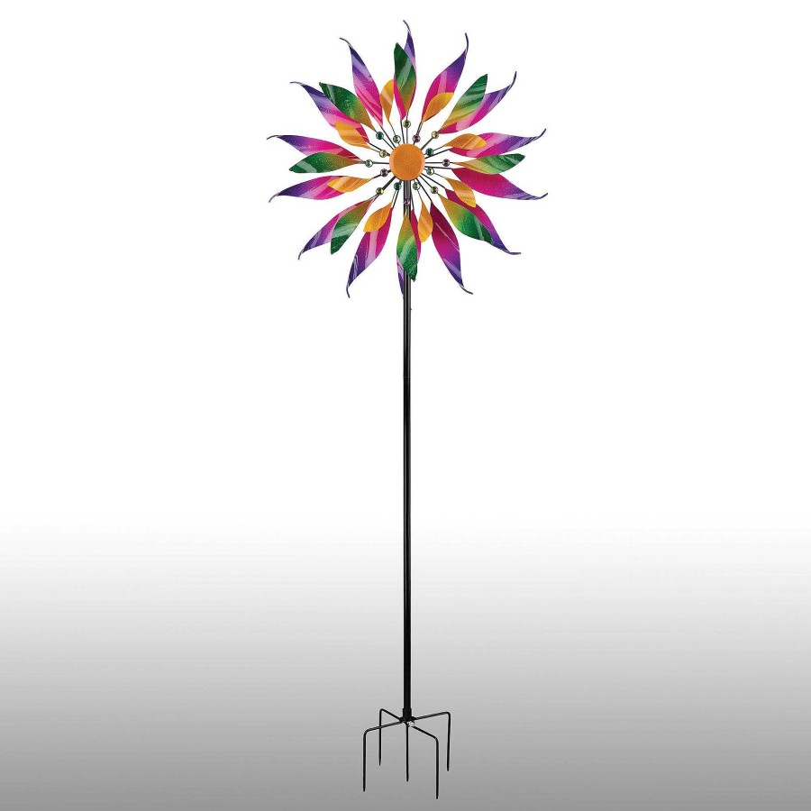 Home Accents Touch of Class | Twisted Flower Outdoor Garden Wind Spinner