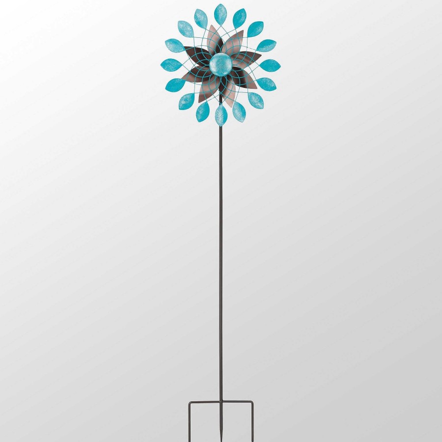 Home Accents Touch of Class | Pinwheel Outdoor Garden Metal Double Wind Spinner