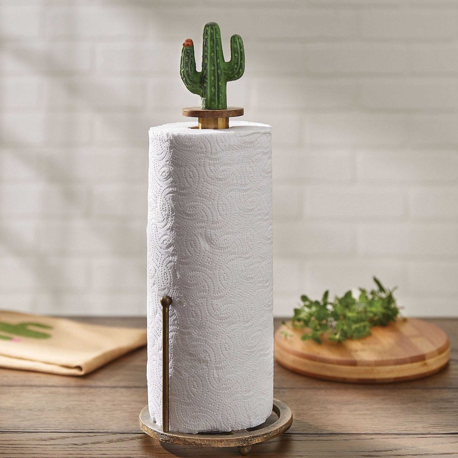 Kitchen Touch of Class | Cactus Southwest Metal Kitchen Paper Towel Holder