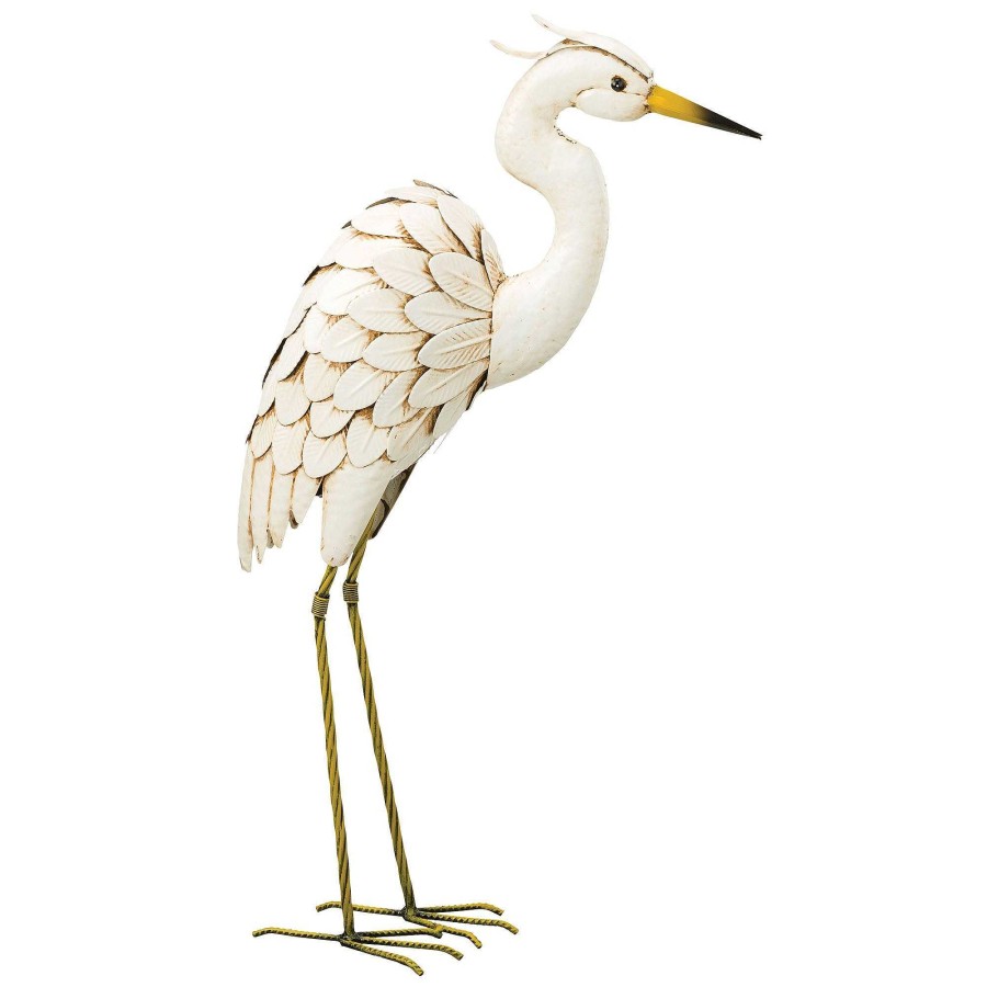 Home Accents Touch of Class | Snowy Egret Outdoor Garden Sculpture Set With Stakes