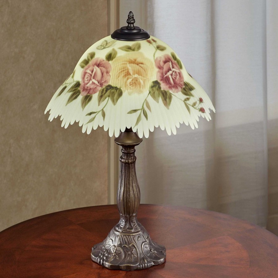 Home Accents Touch of Class | Romantic Roses Floral Table Lamp