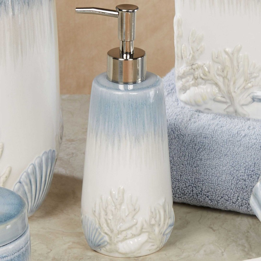 Bath Touch of Class | Abstract Coastal Ceramic Bath Accessories